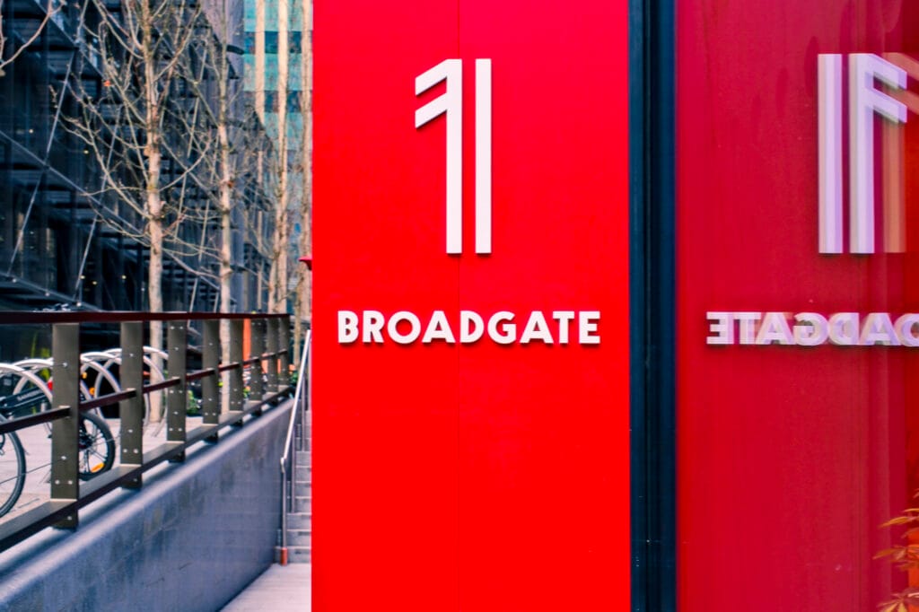 Interior of 1 Broadgate, London