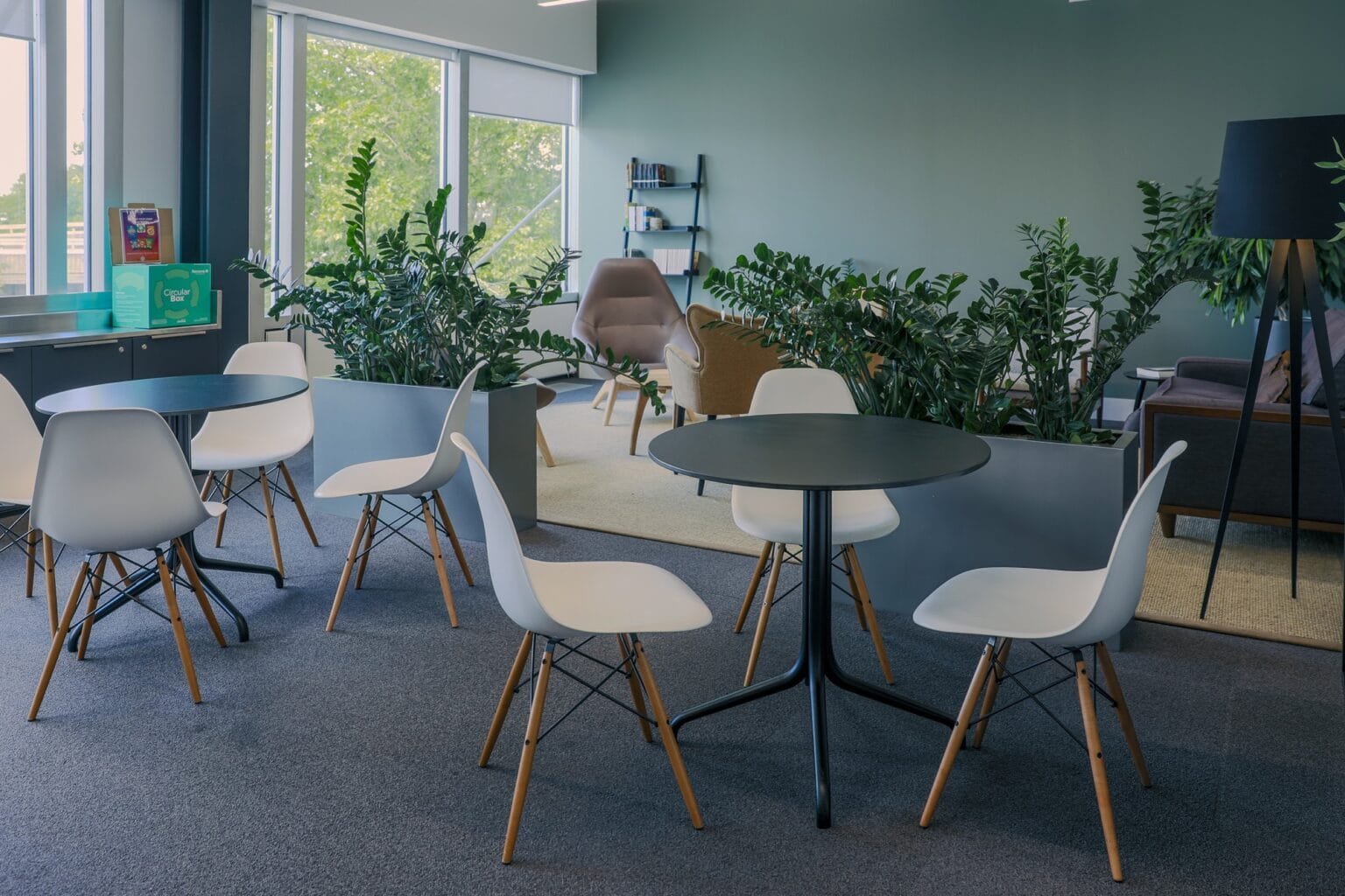 Breakout seating in a London workspace