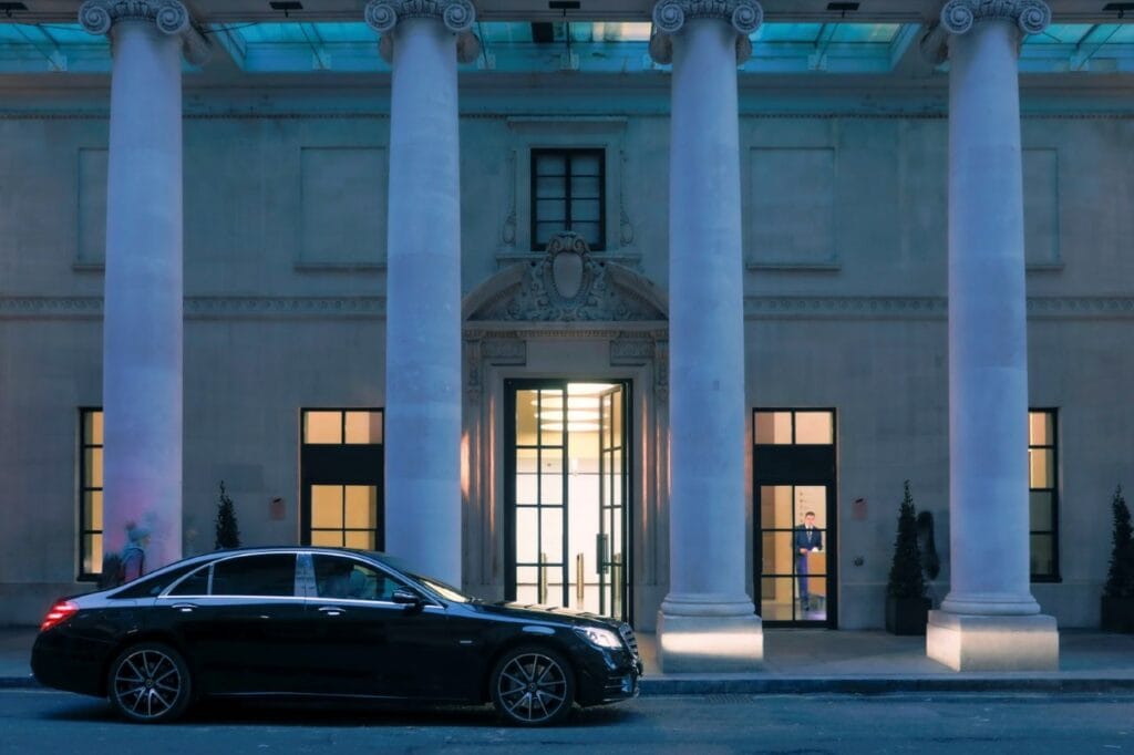Entrance to Devonshire House, London